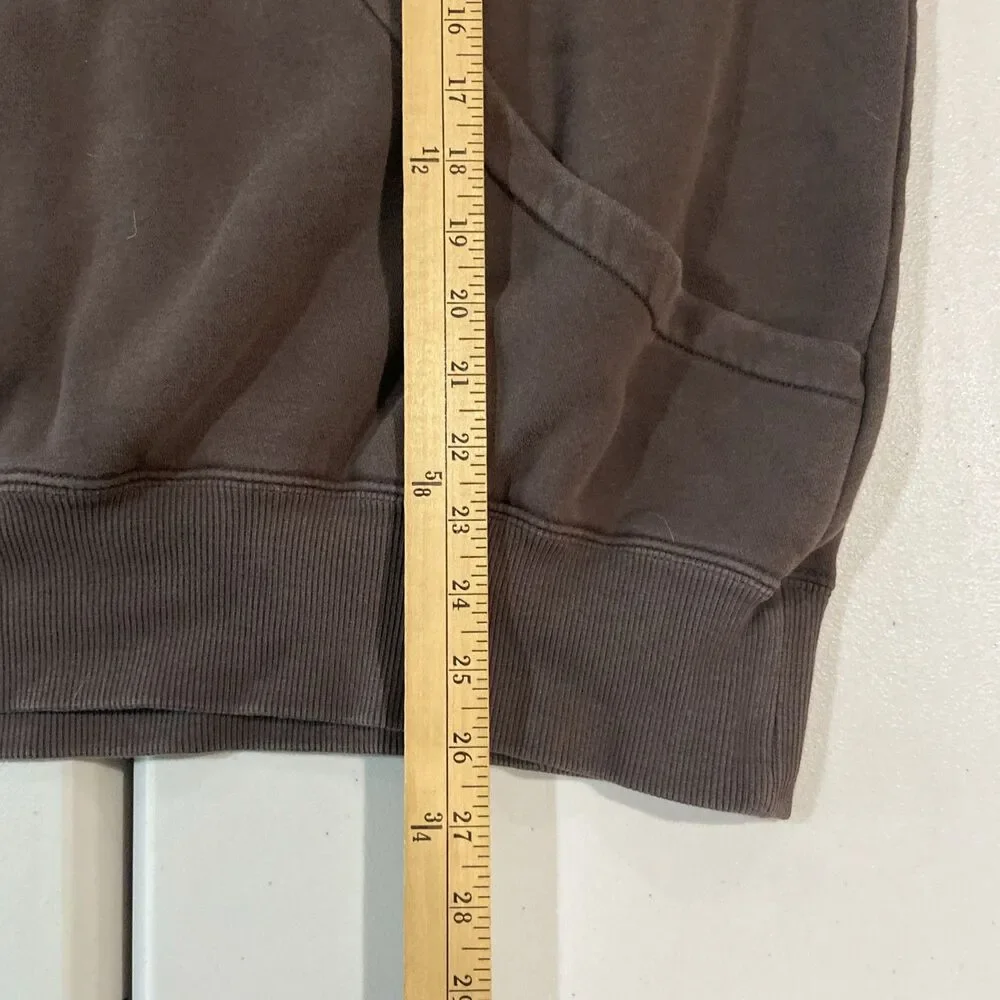 Nike Oversized Phoenix Hoodie Womens L Brown Pullover Fleece Sweatshirt DQ5860